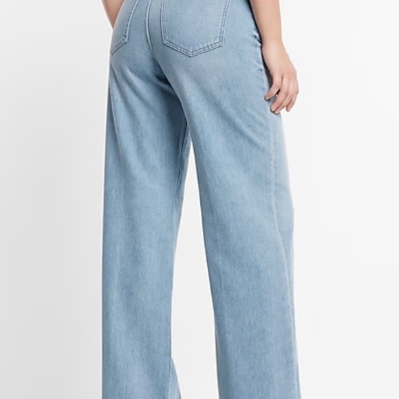 NWT Express Wide Leg High-Rise Jeans - Picture 6 of 8